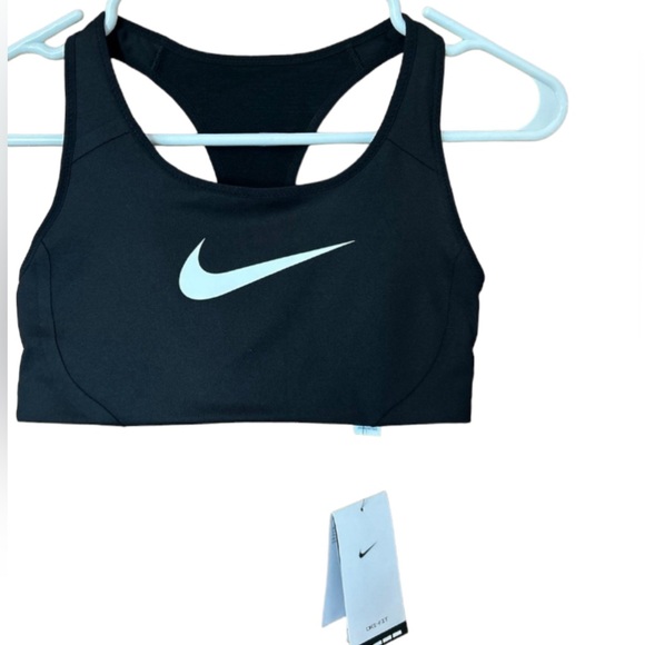 🆕 Nike Womens Victory Shape Black/White High Support Sports Bra - Picture 14 of 16